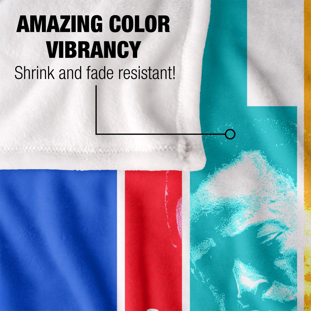 Multicoloured - Lifestyle - Miles Davis Silky Colour Block Supersoft Blanket