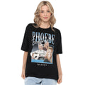 Black - Side - Friends Womens-Ladies Phoebe Buffay 90s Montage T-Shirt