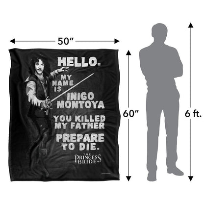 Multicoloured - Side - The Princess Bride Hello Again Silky Supersoft Blanket