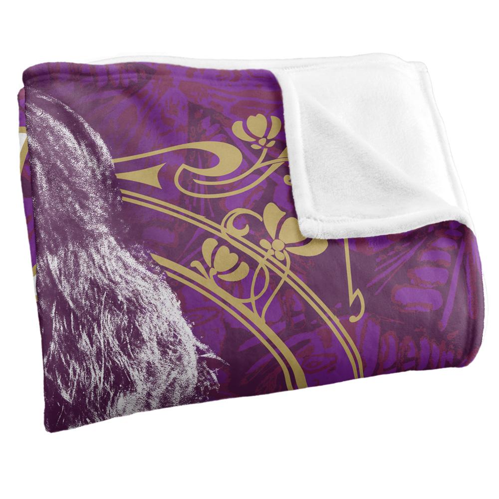Multicoloured - Side - Janis Joplin Silky Framed Supersoft Blanket