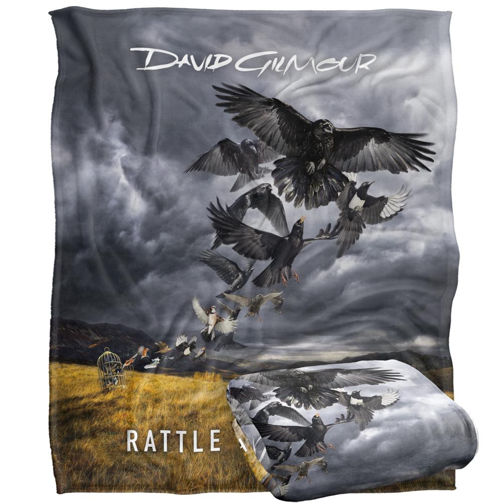 Multicoloured - Back - David Gilmour Rattle That Lock Silky Supersoft Blanket