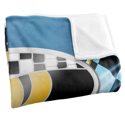 Multicoloured - Side - Carroll Shelby Silky Eye Supersoft Blanket