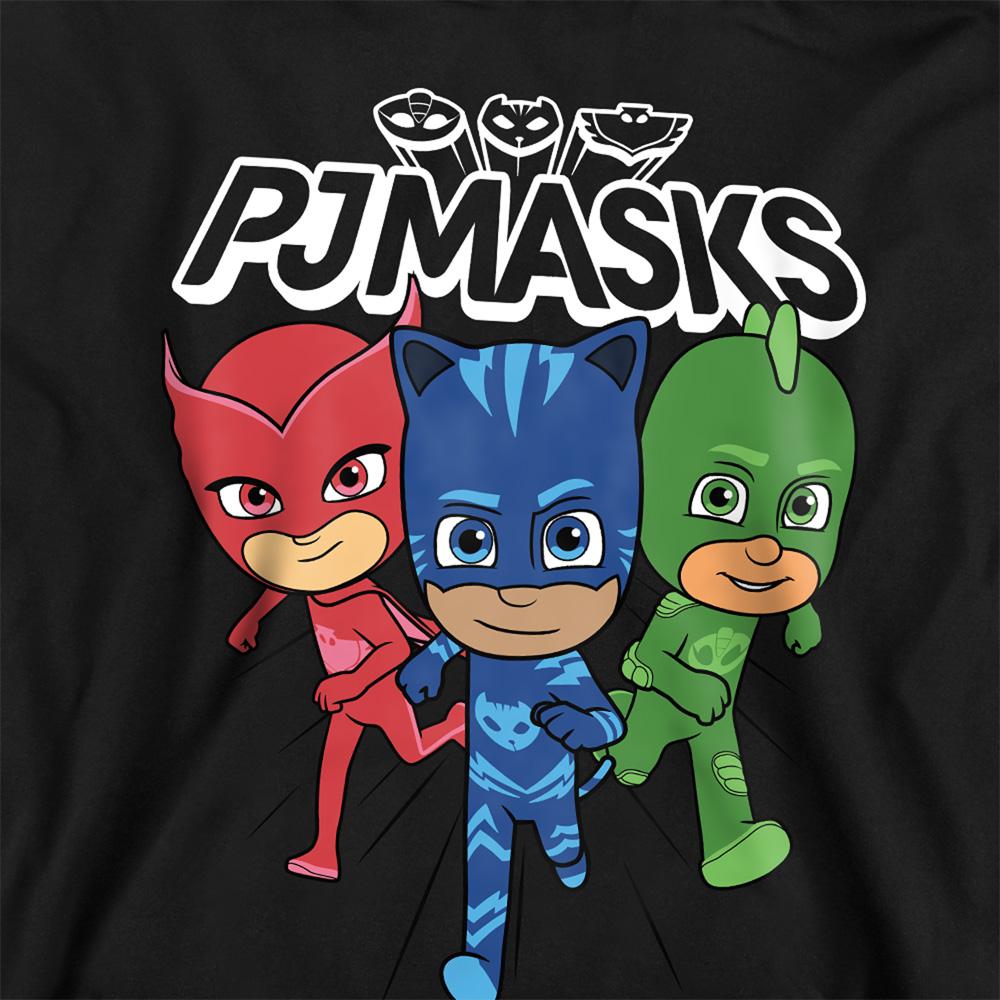 Navy - Back - PJ Masks Childrens-Kids Trio Hoodie