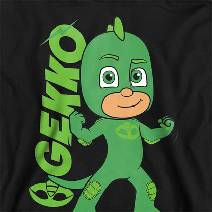 Athletic Heather - Back - PJ Masks Childrens-Kids Gekko Hoodie