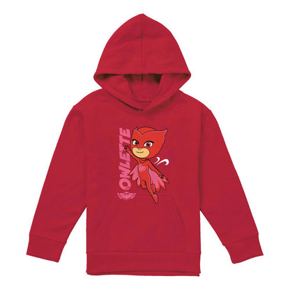 Red - Front - PJ Masks Childrens-Kids Owlette Hoodie