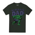Forest Green - Front - Hulk Mens Incredible Dadvenger T-Shirt