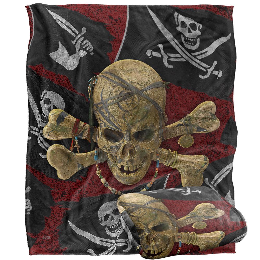 Multicoloured - Back - JQ Licensing James Piazza Silky Jolly Roger Supersoft Blanket