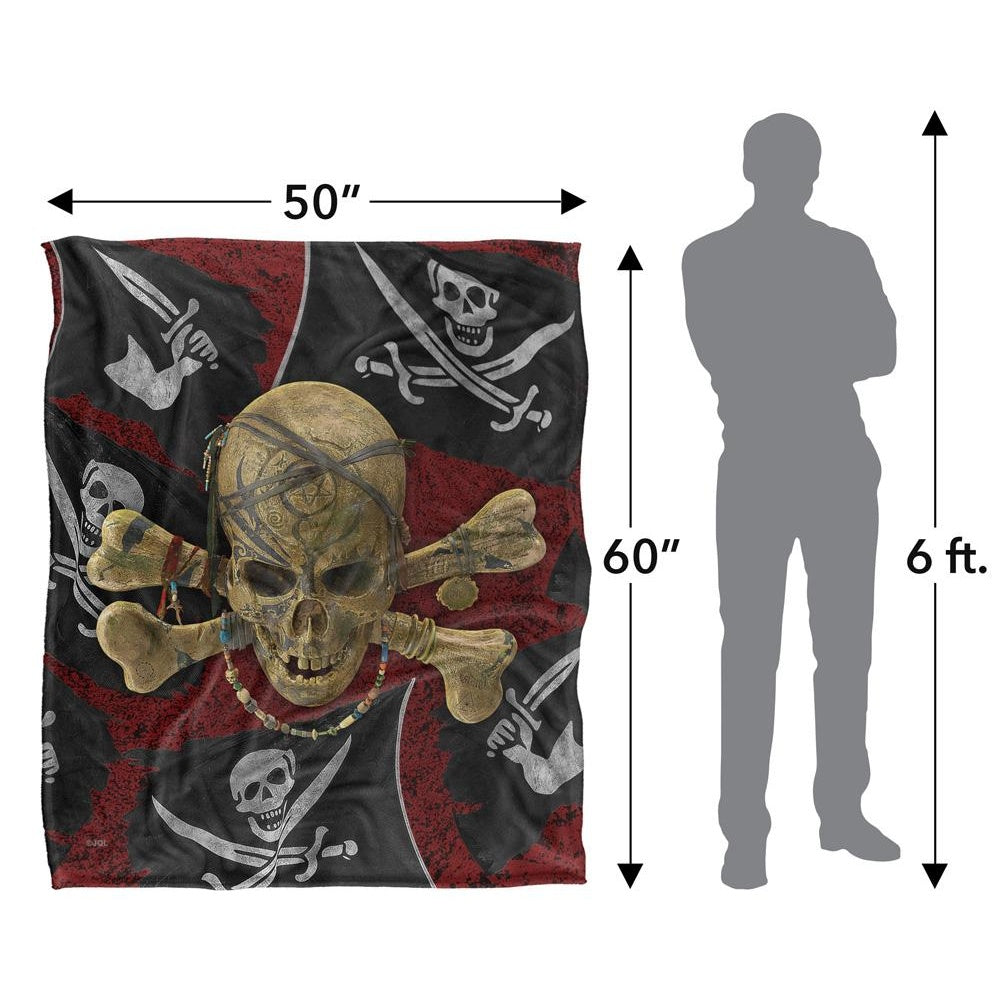 Multicoloured - Pack Shot - JQ Licensing James Piazza Silky Jolly Roger Supersoft Blanket