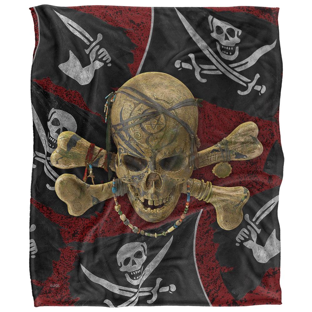 Multicoloured - Front - JQ Licensing James Piazza Silky Jolly Roger Supersoft Blanket