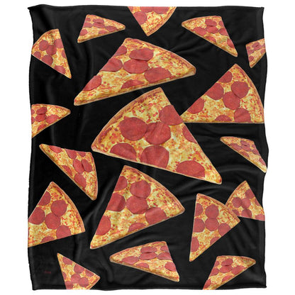 Multicoloured - Front - JQ Licensing James Piazza Silky Pizza Supersoft Blanket