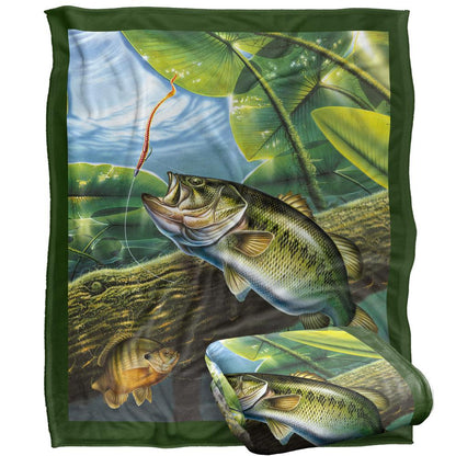 Multicoloured - Back - JQ Licensing Silky Bass Supersoft Blanket