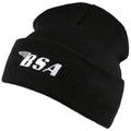 Black - Back - BSA Mens Logo Beanie