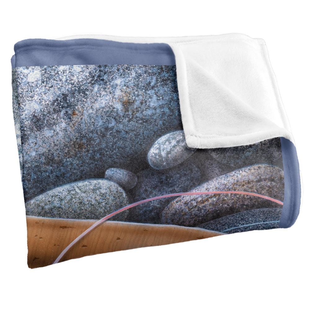 Multicoloured-Multicoloured - Side - JQ Licensing Silky Trout Fishing Supersoft Blanket