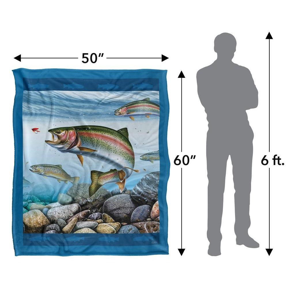Multicoloured-Multicoloured - Pack Shot - JQ Licensing Silky Scene Fishing Supersoft Blanket