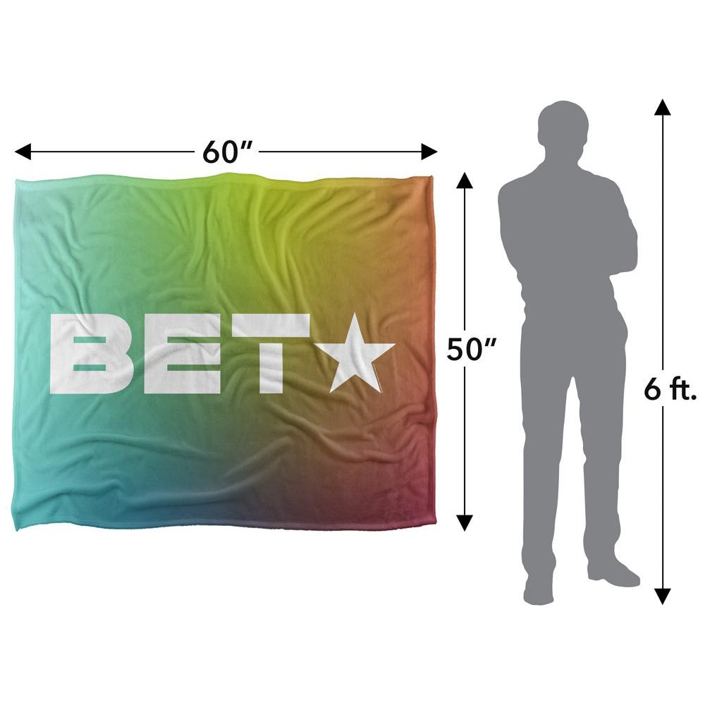 Multicoloured - Pack Shot - BET Silky Supersoft Blanket