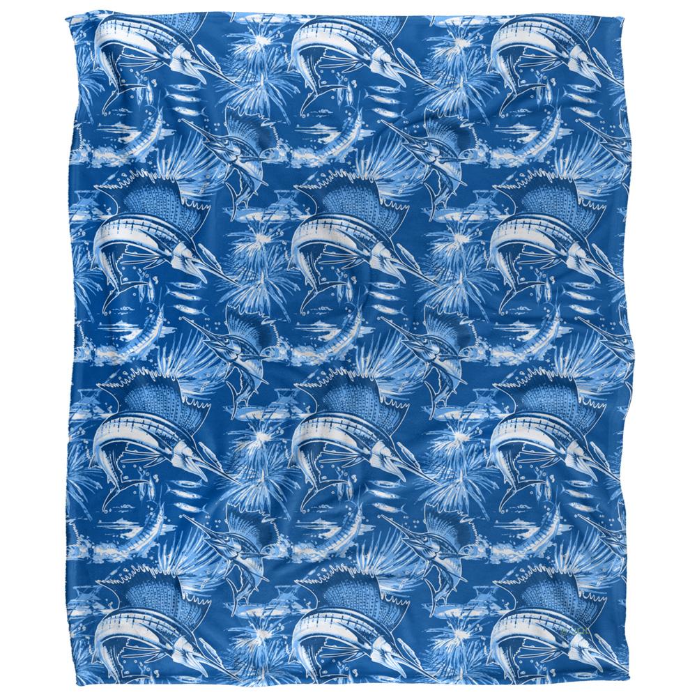 Multicoloured - Front - JQ Licensing Jl-Jp-Jq 2 Silky Sailfish Fishing Supersoft Blanket