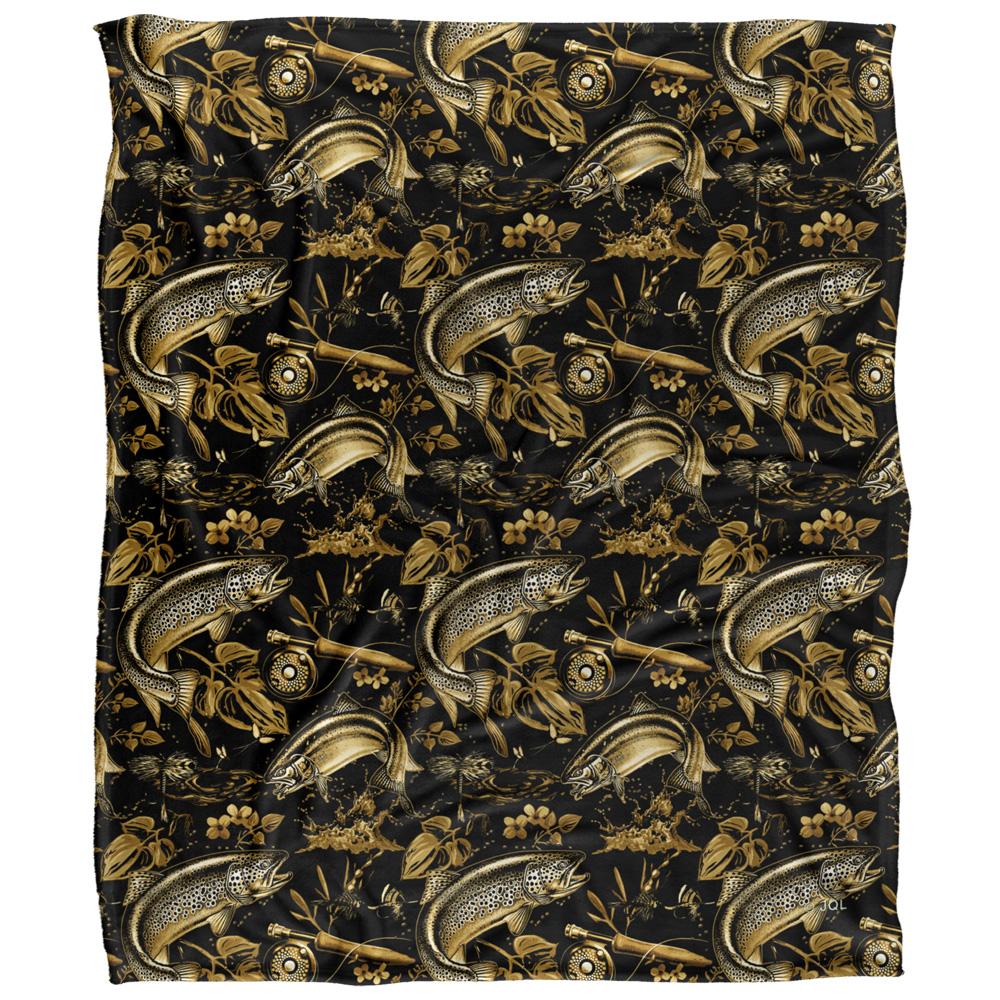 Multicoloured - Front - JQ Licensing Jl-Jp-Jq Silky Patterned Fishing Supersoft Blanket