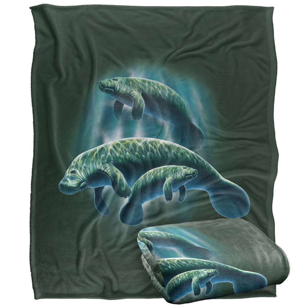 Multicoloured - Back - JQ Licensing Silky Manatee Supersoft Blanket