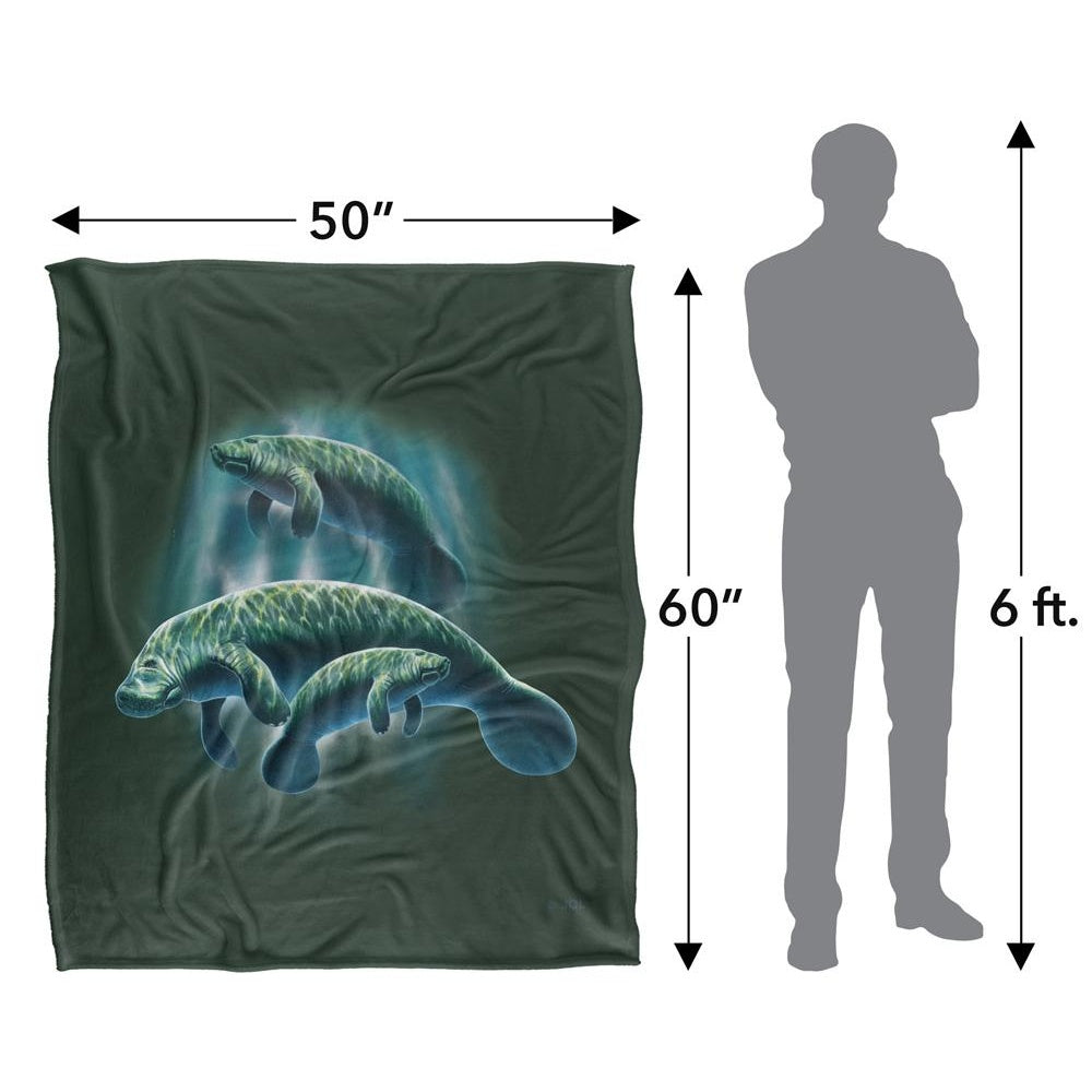 Multicoloured - Pack Shot - JQ Licensing Silky Manatee Supersoft Blanket