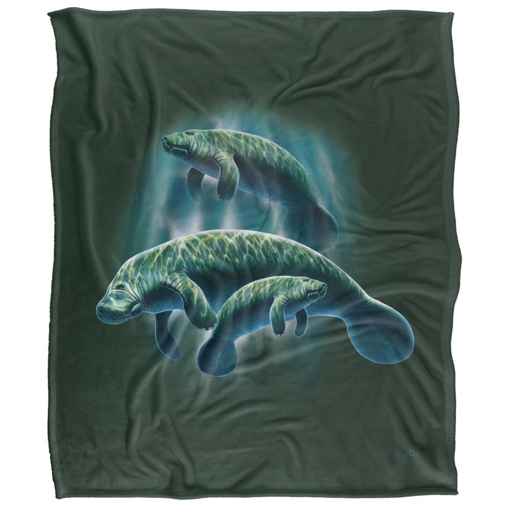 Multicoloured - Front - JQ Licensing Silky Manatee Supersoft Blanket