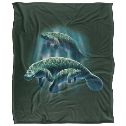 Multicoloured - Front - JQ Licensing Silky Manatee Supersoft Blanket