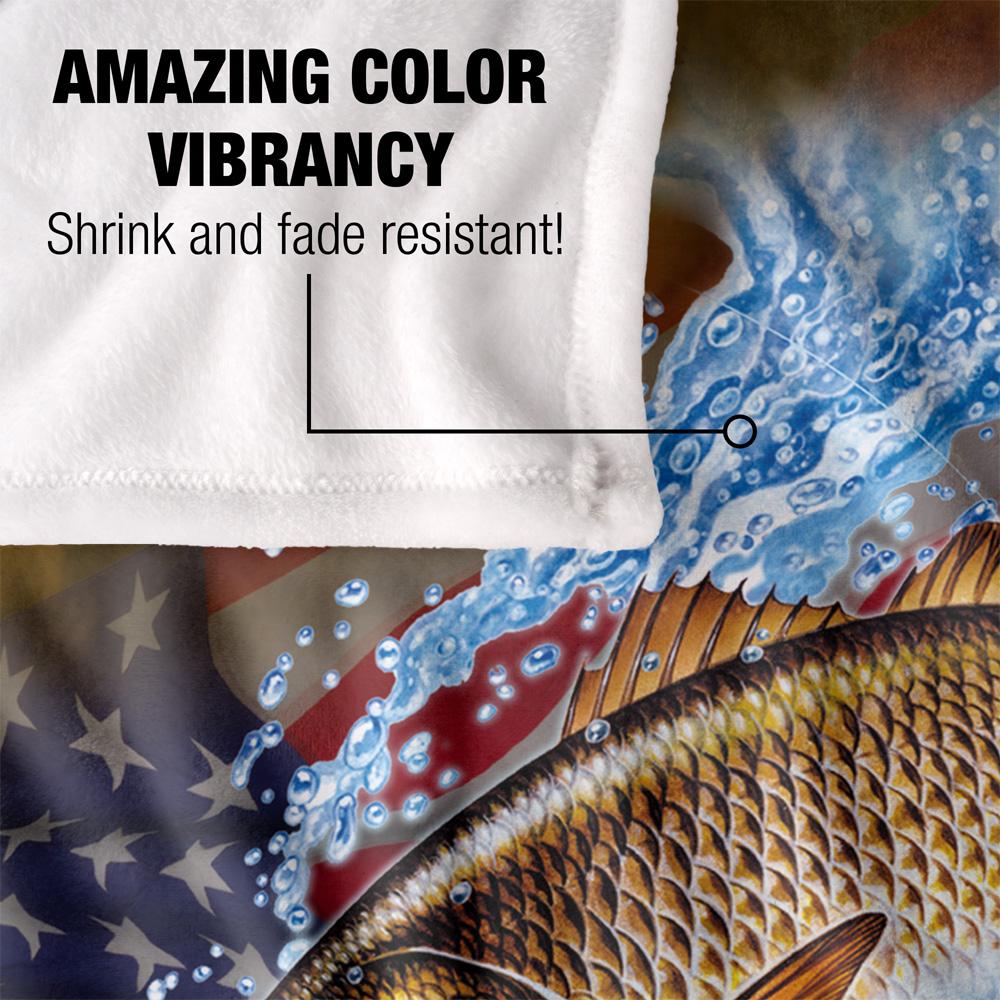 Multicoloured - Lifestyle - JQ Licensing Silky Redfish Fishing Supersoft Blanket