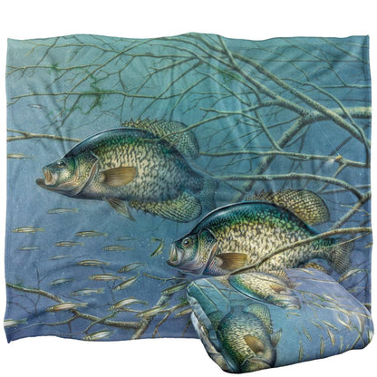 Multicoloured - Back - JQ Licensing Silky Crappie Fishing Supersoft Blanket