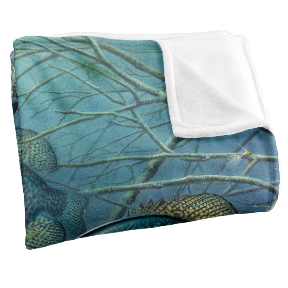 Multicoloured - Side - JQ Licensing Silky Crappie Fishing Supersoft Blanket