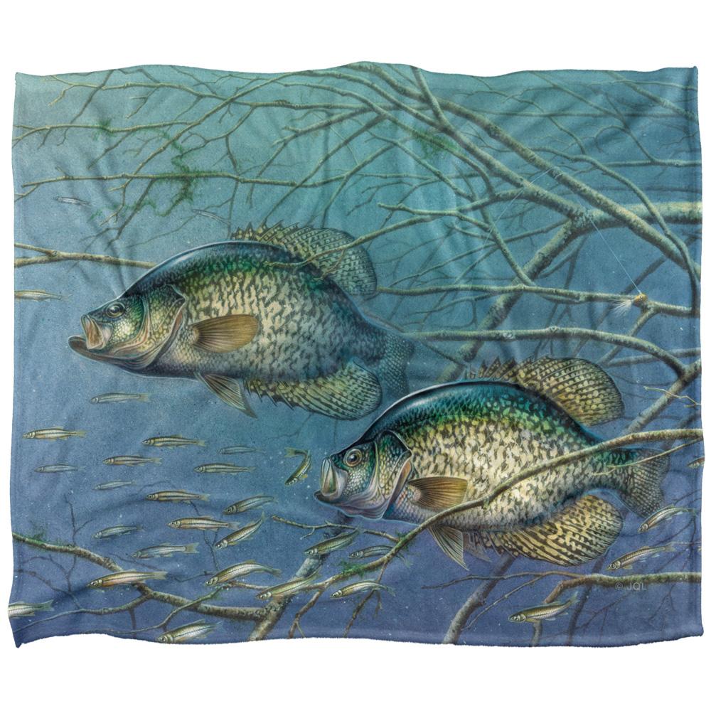 Multicoloured - Front - JQ Licensing Silky Crappie Fishing Supersoft Blanket