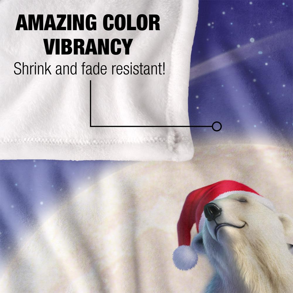 Multicoloured - Lifestyle - JQ Licensing Jlo Silky Polar Bear Christmas Supersoft Blanket