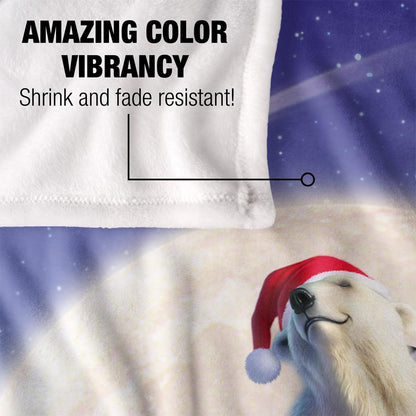 Multicoloured - Lifestyle - JQ Licensing Jlo Silky Polar Bear Christmas Supersoft Blanket