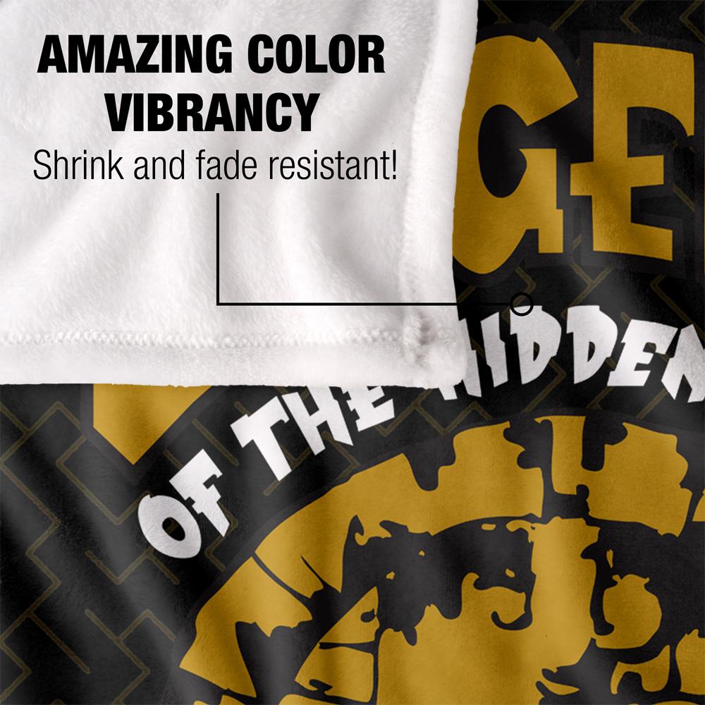 Multicoloured - Lifestyle - Legends of the Hidden Temple Silky Logos Supersoft Blanket