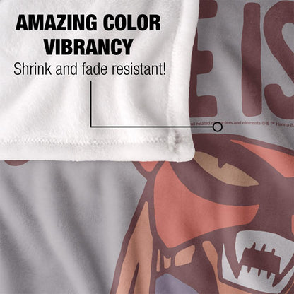 Multicoloured - Lifestyle - Space Ghost Space Is For Losers Silky Supersoft Blanket