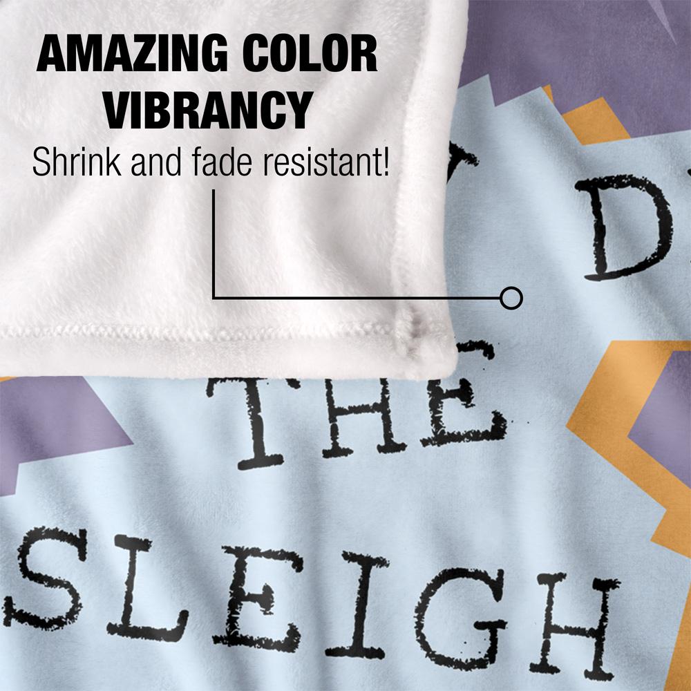 Multicoloured - Lifestyle - The Pigeon Dont Let Drive The Silky Sleigh Supersoft Blanket
