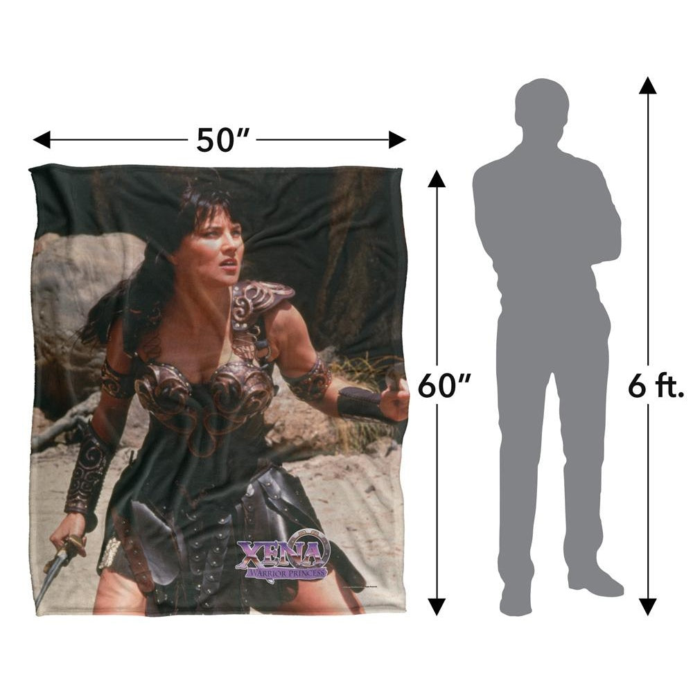 Multicoloured - Pack Shot - Xena: The Warrior Princess Silky Supersoft Blanket