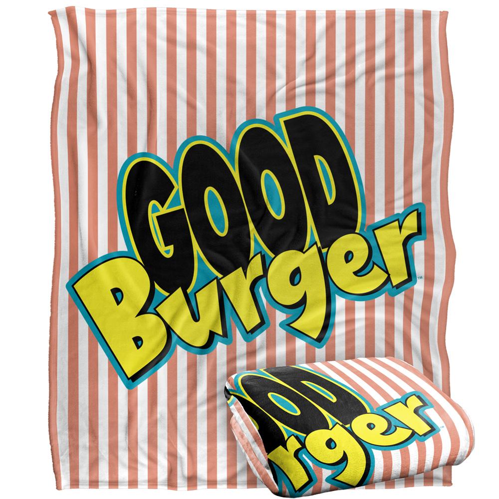 Multicoloured-Multicoloured - Back - Good Burger 3 Silky Colour Logo Supersoft Blanket