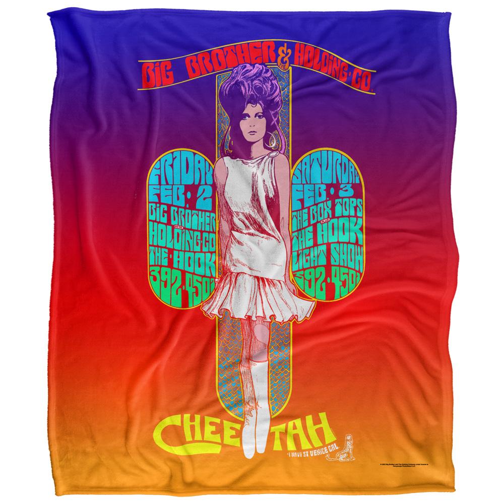 Multicoloured - Front - Big Brother And The Holding Company Silky Poster Supersoft Blanket
