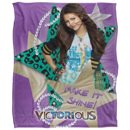 Multicoloured - Front - Victorious Make It Shine Silky Supersoft Blanket