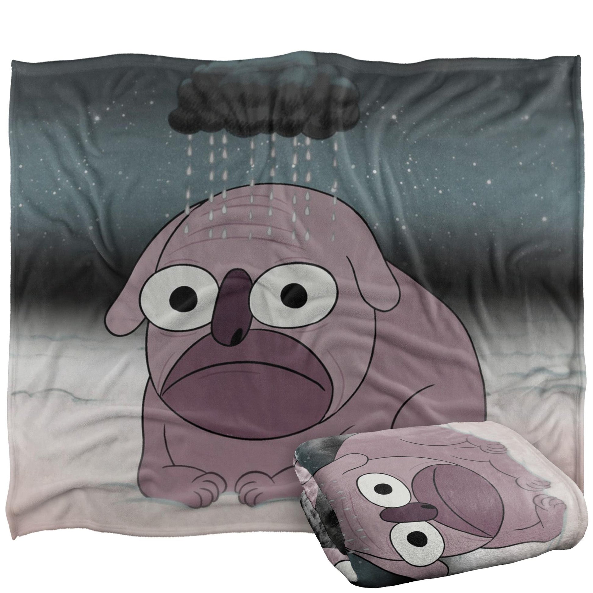 Multicoloured - Back - Over The Garden Wall City Dog Silky Cloud Supersoft Blanket