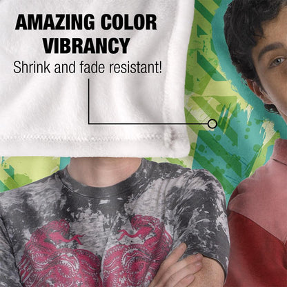 Multicoloured-Multicoloured - Lifestyle - Drake and Josh Silky Logo Supersoft Blanket