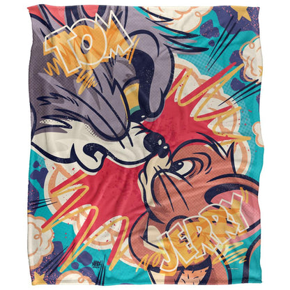 Multicoloured - Front - Tom & Jerry Jappy Agoncillo Silky Supersoft Blanket
