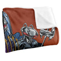 Multicoloured - Side - Justice League Rogues Gallery Silky Soft Touch Blanket