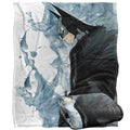 Black-Blue-White - Back - Batman Silky Profile Soft Touch Blanket