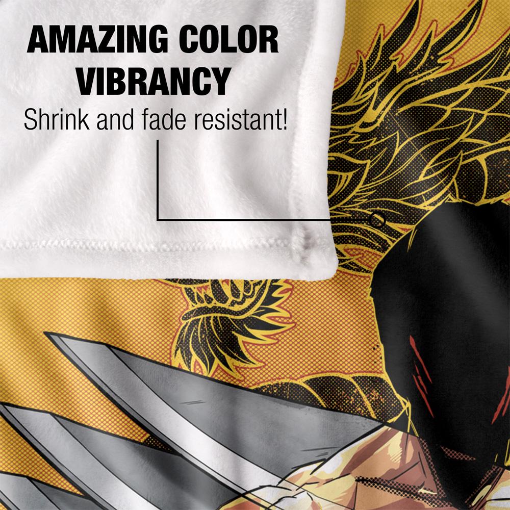 Multicoloured - Lifestyle - Enter The Dragon Silky Dragon Claw Bruce Lee Soft Touch Blanket