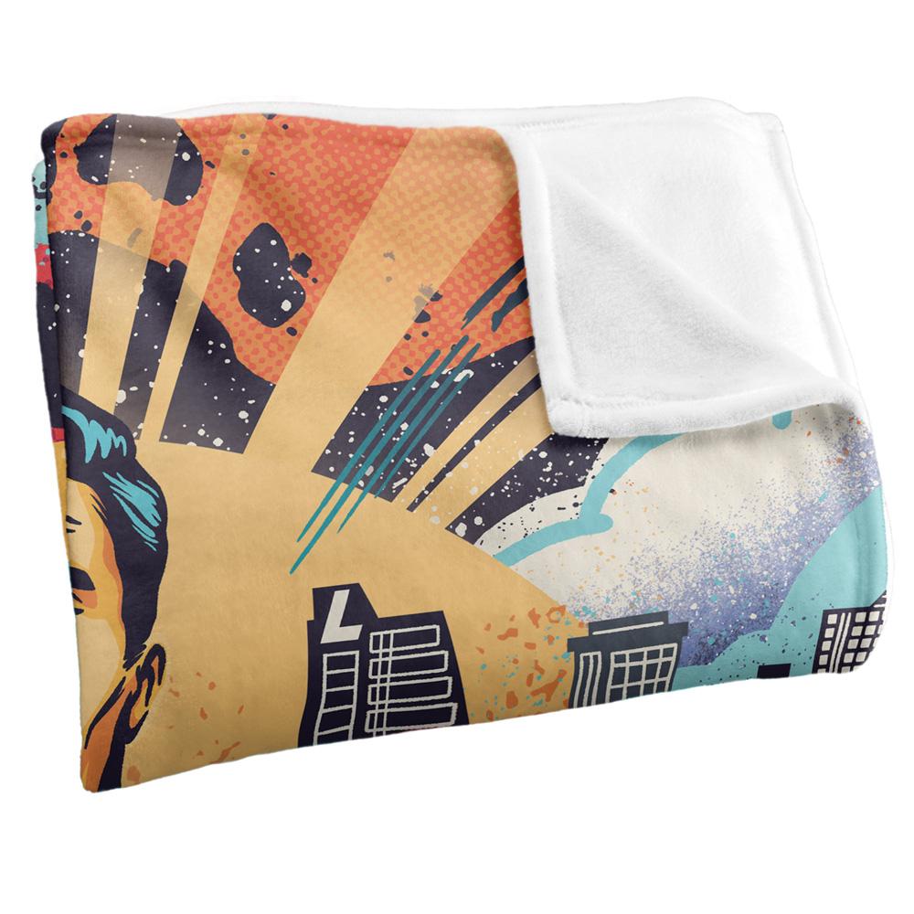 Multicoloured - Side - Superman Jappy Agoncillo Silky Soft Touch Blanket