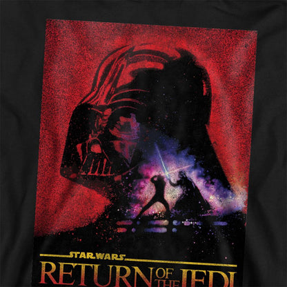 Black - Back - Star Wars: Return Of The Jedi Childrens-Kids Block Hoodie