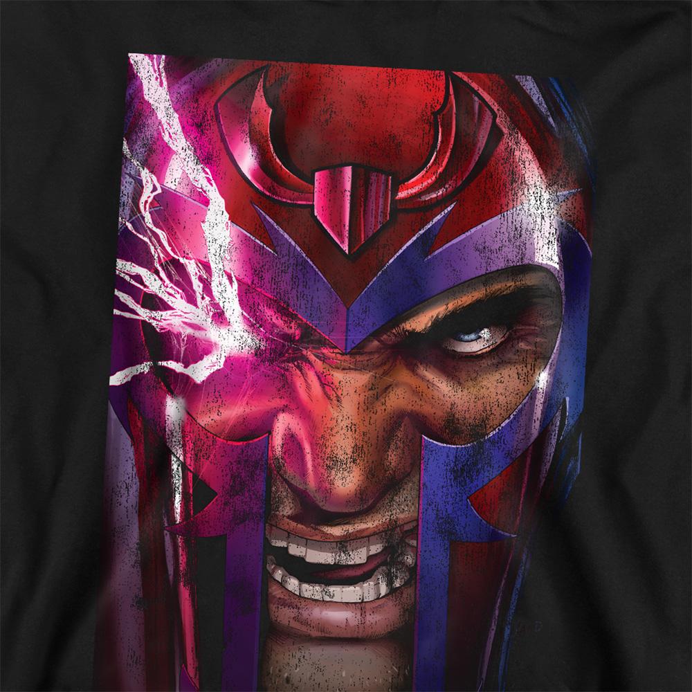 Athletic - Back - X-Men Childrens-Kids Magneto Cover Heather Hoodie