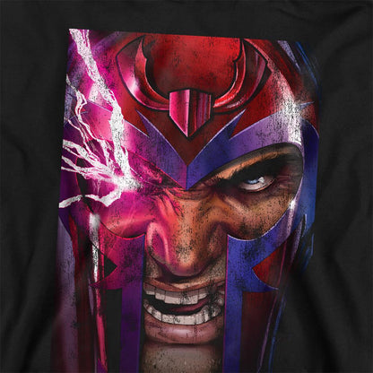 Athletic - Back - X-Men Childrens-Kids Magneto Cover Heather Hoodie