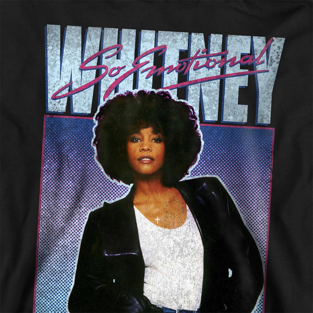 Black - Back - Whitney Houston Childrens-Kids So Emotional Pull Over Hoodie