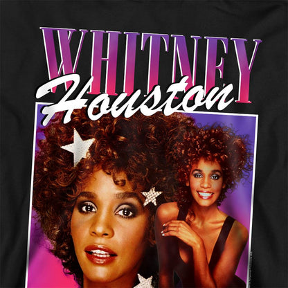 Navy - Back - Whitney Houston Childrens-Kids She´s A Star Pull Over Hoodie
